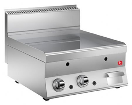 Grillade gaz surface lisse 33 dm² - AISI 430 - 596 x 555 mm - Gamme 650 - Baron - 60FTTG603 Grillade gaz surface lisse 33 dm² - AISI 430 - 596 x 555 mm - Gamme 650 - Baron - 60FTTG603