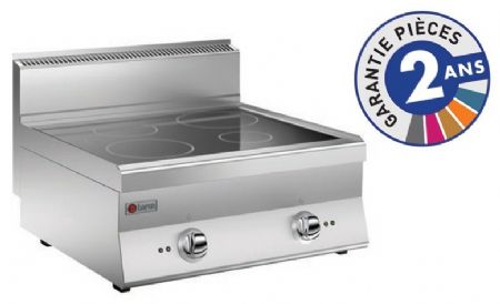 Fourneau à plaque de cuisson Vitrocéramique 4 zones - Gamme 650 - Baron - 60PCI722 Fourneau à plaque de cuisson Vitrocéramique 4 zones - Gamme 650 - Baron - 60PCI722