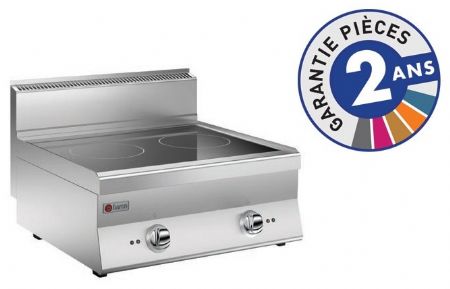 Fourneau à plaque de cuisson induction 2 zones Gamme 650 - Baron - 60PCIND722