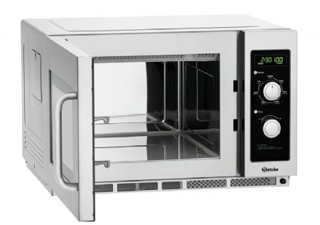 Micro-ondes professionnel inox 1800 W - 34 litres