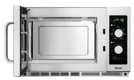 Micro-ondes professionnel inox 1800 W - 34 litres