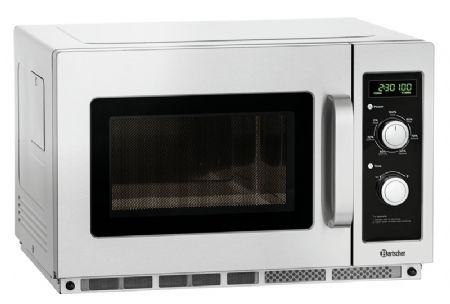 Micro-ondes professionnel inox 1800 W - 34 litres