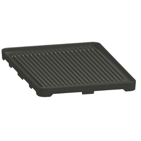 plaque grillades rainure pour 2 brleurs