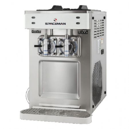 Distributeur de Boissons 2 cuves de 12 L pour granités et milkshakes - Spaceman - 6695-C