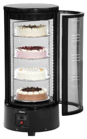Vitrine réfrigérée de Boulangerie Pâtisserie à gâteaux 72L 450 mm noire 2-10 °C - Bartscher - 700207G