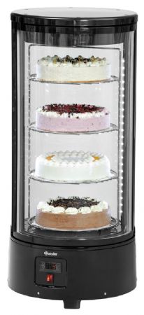 Vitrine réfrigérée de Boulangerie Pâtisserie à gâteaux 72L 450 mm noire 2-10 °C - Bartscher - 700207G