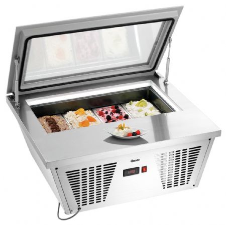 Vitrine glacier à poser 4x6,5L-F - Bartscher - 700248