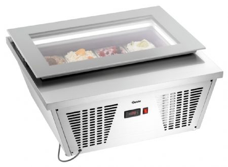 Vitrine glacier à poser 4x6,5L-F - Bartscher - 700248