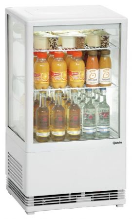 Vitrine comptoir réfrigérée 58L blanche 435 mm - Bartscher - 700258G