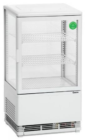 Vitrine comptoir réfrigérée 58L blanche 435 mm - Bartscher - 700258G