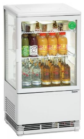 Vitrine comptoir réfrigérée 58L blanche 435 mm - Bartscher - 700258G