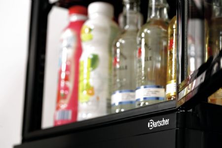 Vitrine comptoir réfrigérée 78 L, noire, 435 mm - Bartscher - 700277G