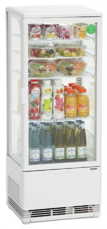 Vitrine comptoir réfrigérée 98 L blanche positive 435 mm - Bartscher - 700298G