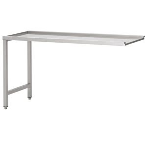 Table d'coulement pour lave vaisselle  deux pieds 700  gauche pour 7280.0050-0055-0060-0065 - 700x750x900