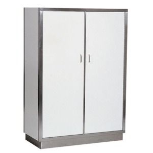 Armoire de rangement inox 2 portes pleines 1280x580x1800 mm - Combisteel - 7003.0702 Armoire de rangement inox 2 portes pleines 1280x580x1800 mm - Combisteel - 7003.0702