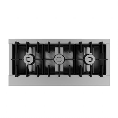 Cuisinière professionnelle à poser 3 feux gaz 19,5 kW - Combisteel - 7003.0910