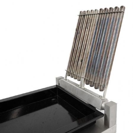 Barbecue Pierre de Lave Monophasé 435x545x130 mm - Combisteel - 7003.1205