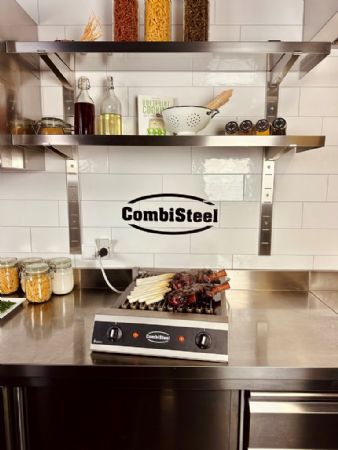 Barbecue Pierre de Lave Monophasé 435x545x130 mm - Combisteel - 7003.1205