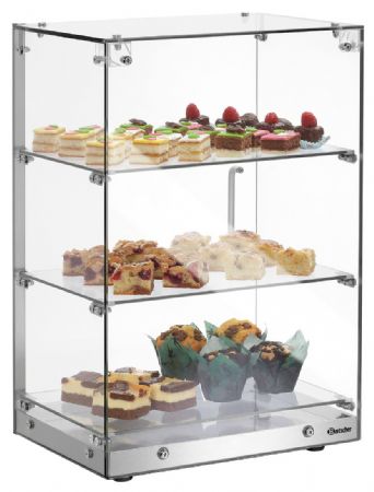 Vitrine 3850 3E-K compacte 3 niveaux 405x335x620 mm - Bartscher - 700357