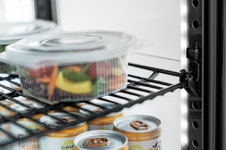 Vitrine comptoir réfrigérée 64L2T noire 64 L 425 mm - Bartscher - 700358GV1