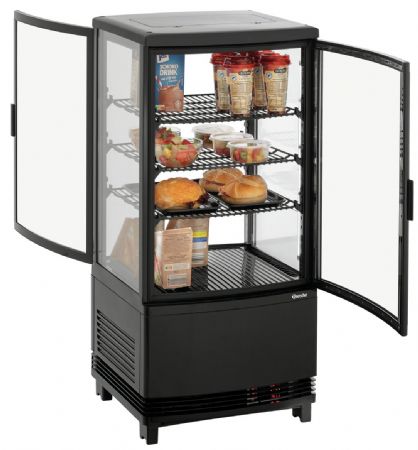 Vitrine comptoir réfrigérée 75L2T noire - Bartscher - 700387