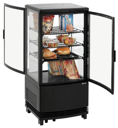 Vitrine comptoir réfrigérée 75L2T noire - Bartscher - 700387