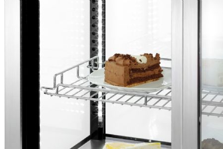 Vitrine comptoir présentation réfrigéré 7450 2E 805 mm - Bartscher - 700421