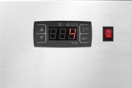 Vitrine comptoir présentation réfrigérée Mini 78L, inox A2CH - Bartscher - 700478G