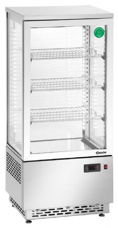 Vitrine comptoir présentation réfrigérée Mini 78L, inox A2CH - Bartscher - 700478G