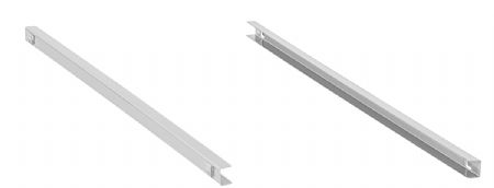 Paire de supports de glissires - 660x15x25 mm
