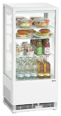 Vitrine comptoir réfrigérée 78 L blanche 435 mm - Bartscher - 700578G