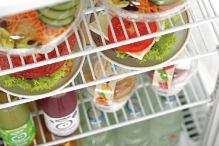Vitrine comptoir réfrigérée 78 L blanche 435 mm - Bartscher - 700578G