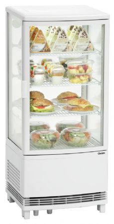 Vitrine comptoir réfrigérée 86 L blanche positive 425 mm - Bartscher - 700678G