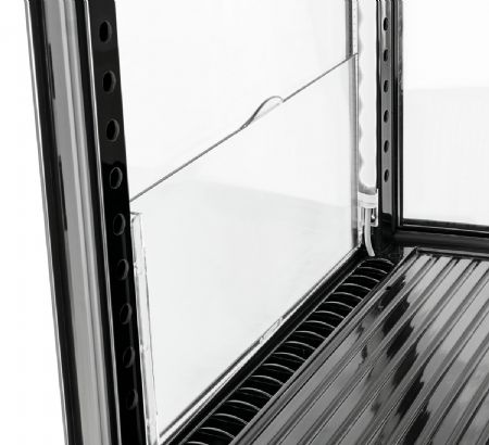 Vitrine comptoir réfrigérée 98L2T noire - Bartscher - 700698