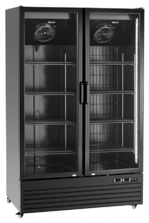 Armoire frigorifique professionnelle noire 820 L - Bartscher - 700901V1