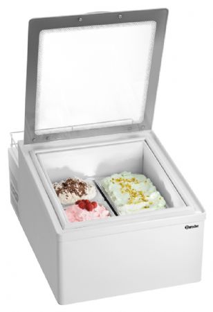 Vitrine glacier à poser 2x5L-F - Bartscher - 700940