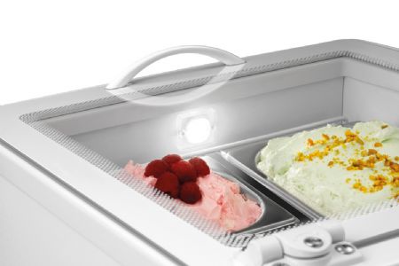 Vitrine glacier à poser 2x5L-F - Bartscher - 700940