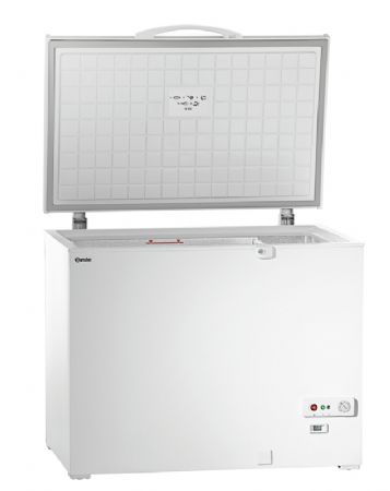 Conglateur coffre inox 288 litres avec 1 porte et 2 paniers