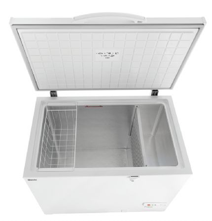 Conglateur coffre inox 288 litres avec 1 porte et 2 paniers
