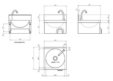 Lave-Mains - Combisteel - 7013.0775