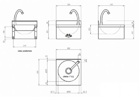 Lave-Mains - Combisteel - 7013.0785
