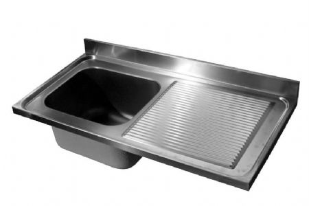 Plonge Inox 1 bac 1200x700x40 mm - Combisteel - 7013.1120