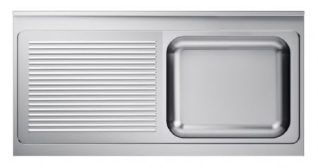 Plonge Inox 1 bac 1400x700x40 mm - Combisteel - 7013.1145 Plonge Inox 1 bac 1400x700x40 mm - Combisteel - 7013.1145