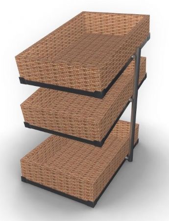 Corbeille  pain etagere 3 hoog smal