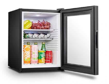 Mini vitrine réfrigérée Noire 1 porte vitrée positive 33 L 405 mm - Combisteel - 7013.2560