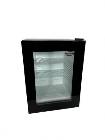 Mini vitrine réfrigérée Noire 1 porte vitrée positive 33 L 405 mm - Combisteel - 7013.2560