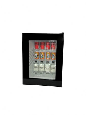 Mini vitrine réfrigérée Noire 1 porte vitrée positive 33 L 405 mm - Combisteel - 7013.2560