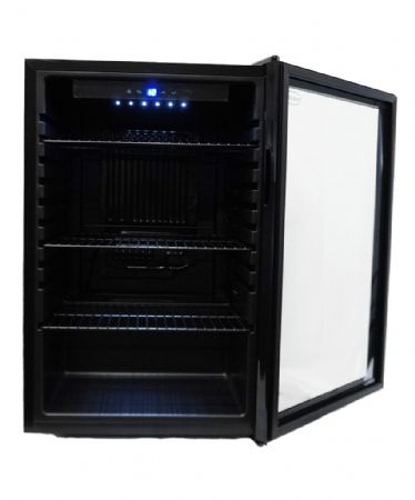 Mini armoire positive 1 porte vitrée noire 115 L 540 mm - Combisteel - 7013.2570