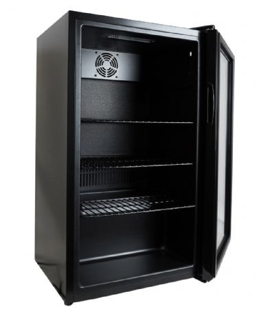 Mini armoire noire 1 porte vitrée positive 80 L 474 mm - Combisteel - 7013.2575