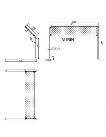 Vitre soulev 3/1 gn self service_x000d_pour 7013.2710